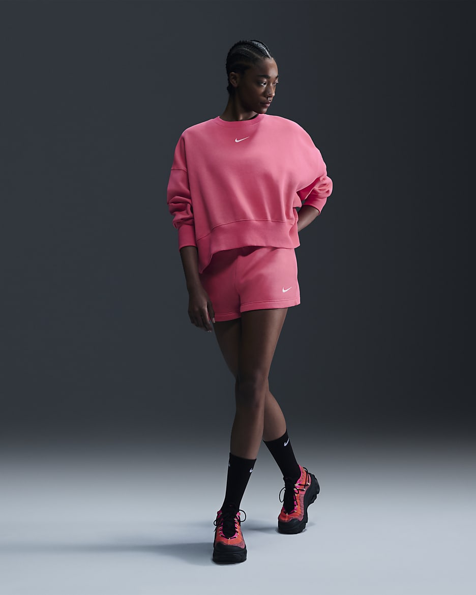 Black and pink nike sweatshirt hotsell